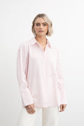 Bibi Crepe Shirt - Soft Pink