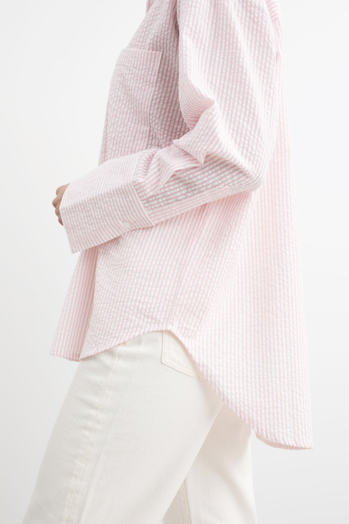 Bibi Crepe Shirt - Soft Pink