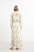 Atina Dress - Yellow Ornament