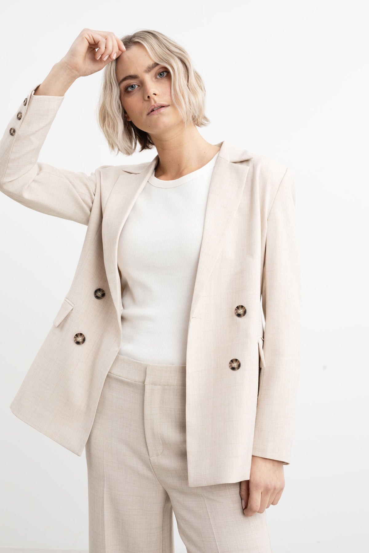 Cindy Blazer - Sand Melange