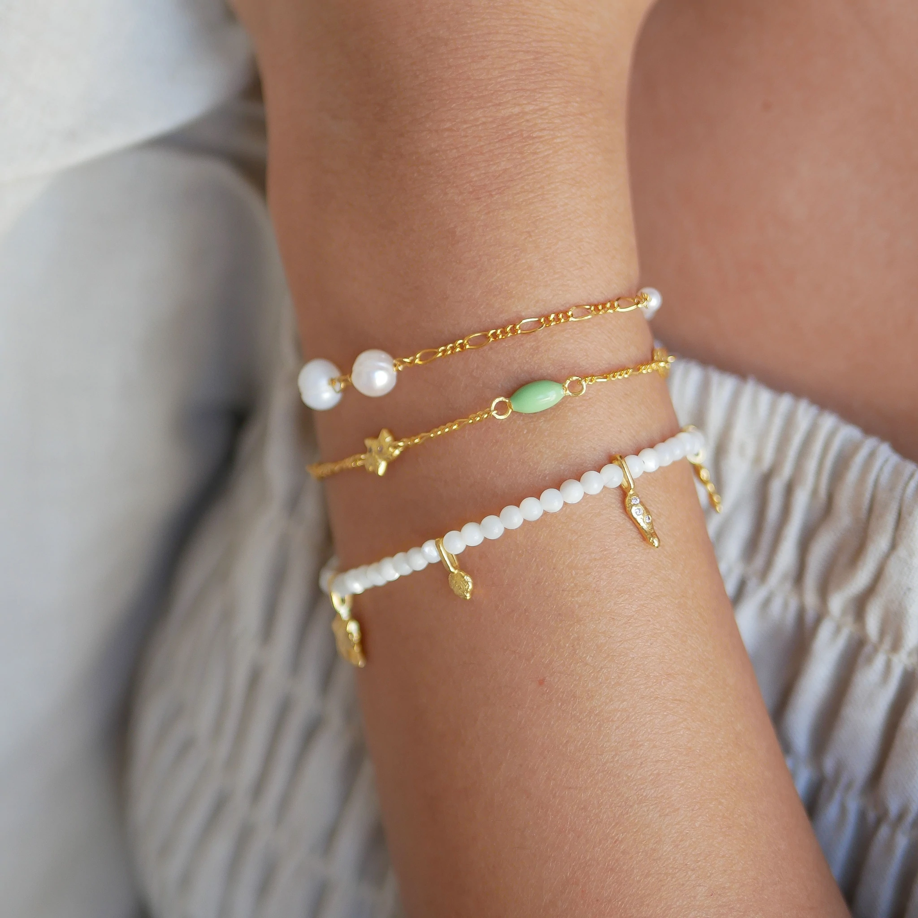 Aruba Bracelet - Pearl