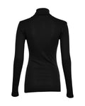 Mona Lyocell R LS Top - Black - Moss Copenhagen - Gensere - VILLOID.no