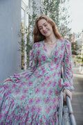 Georgette Maxi Dress - Summer Flowers