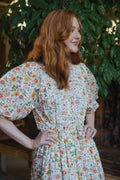Cotton Slub Midi Dress - Delightful