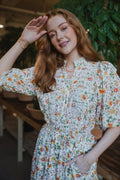 Cotton Slub Midi Dress - Delightful