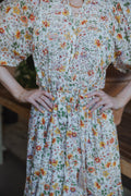 Cotton Slub Midi Dress - Delightful