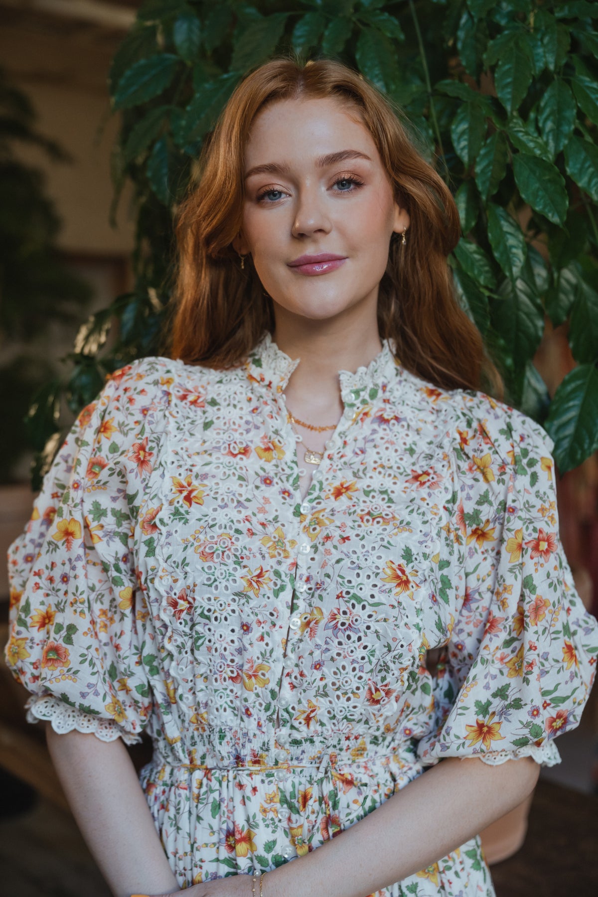 Cotton Slub Midi Dress - Delightful