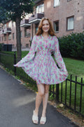 Georgette Mini Dress - Summer Flowers