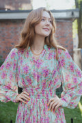Georgette Mini Dress - Summer Flowers