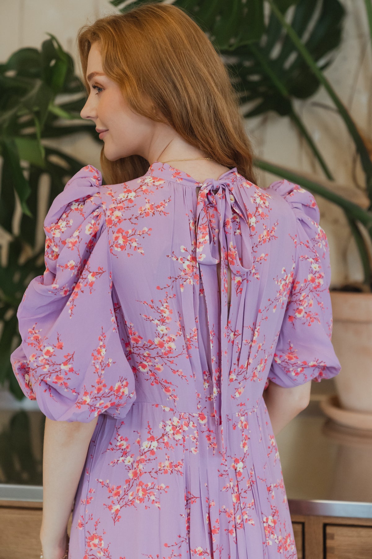Spring Tieback Gown - Cherry Blossom