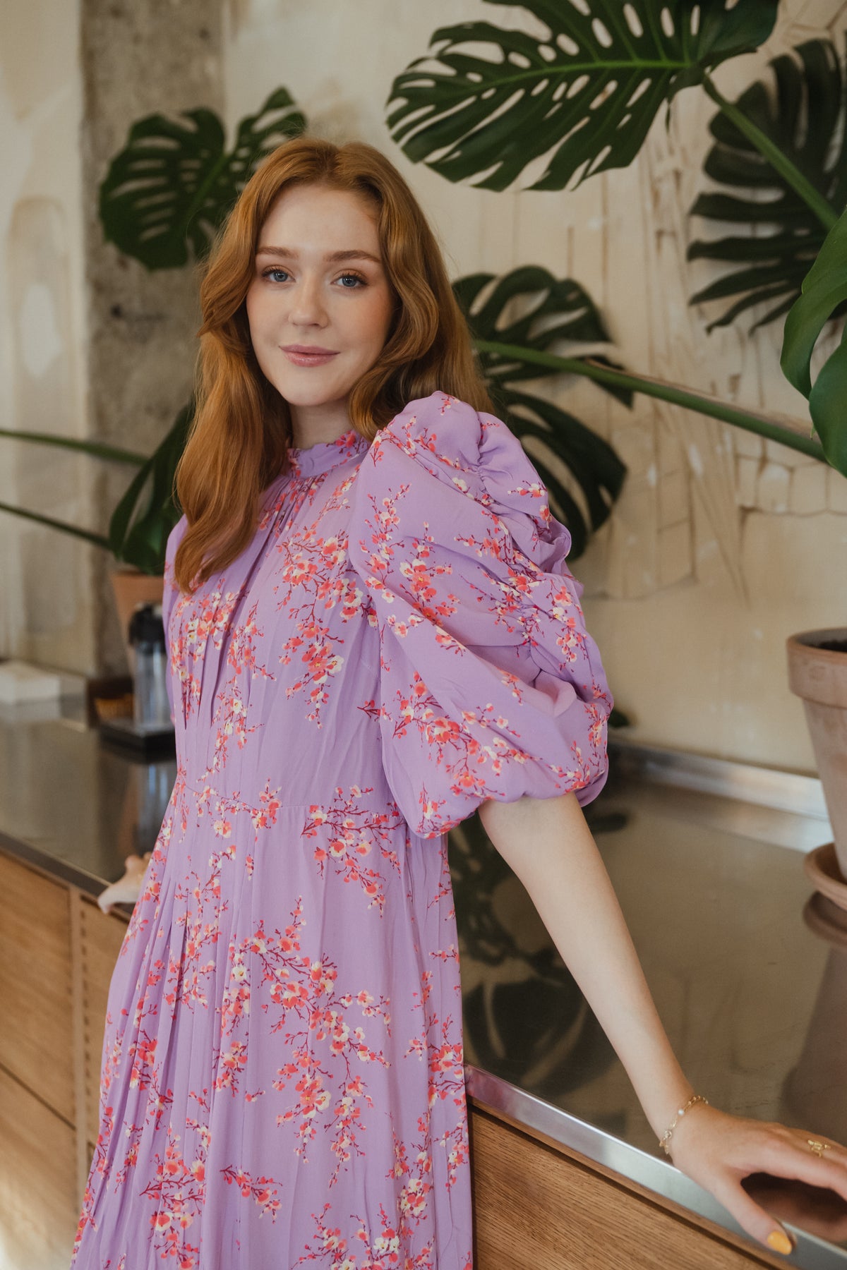 Spring Tieback Gown - Cherry Blossom