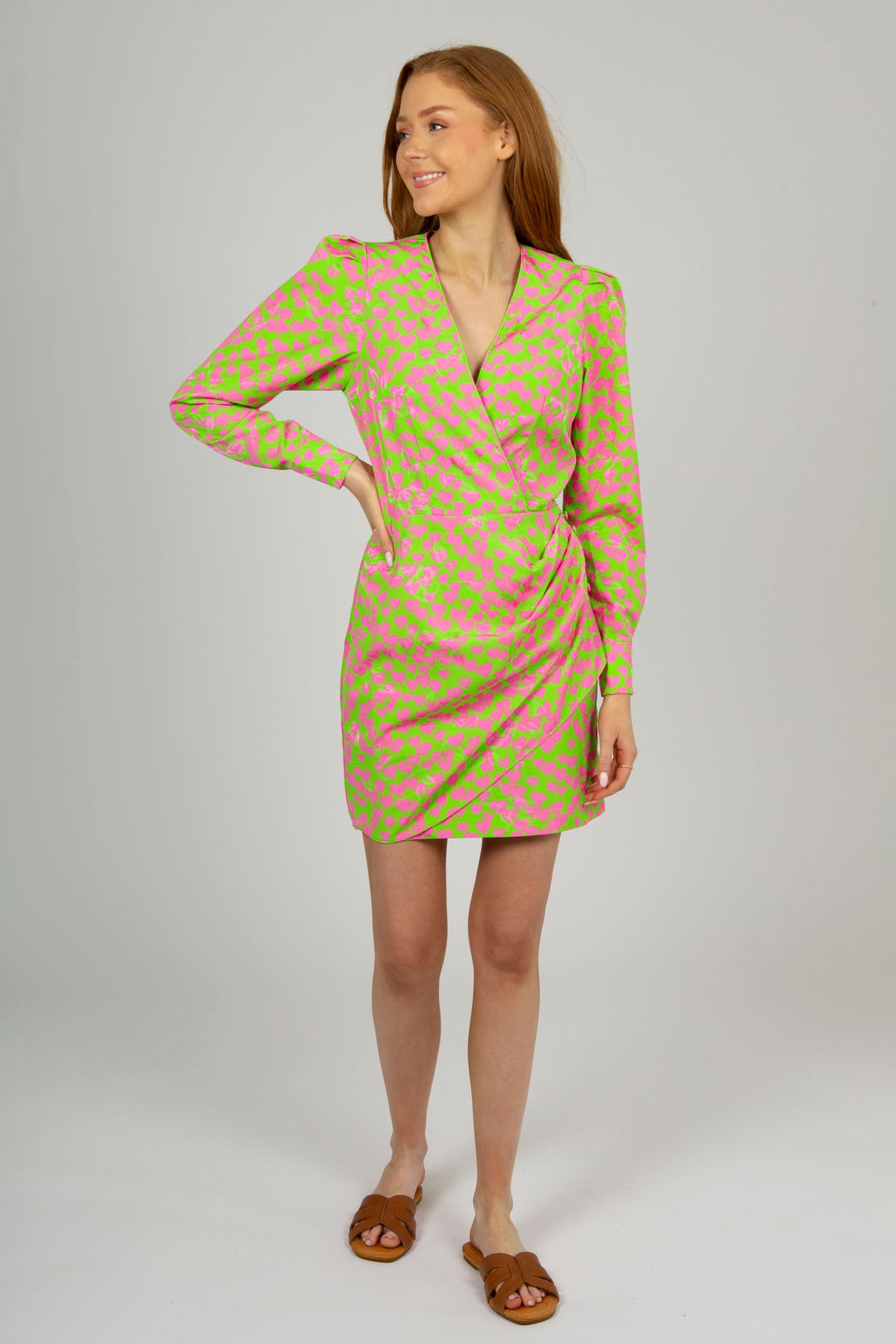 Cras Cph Yvonne Dress - Heartsbeats Green