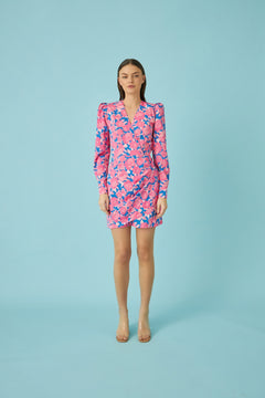Yvonne Dress - Pink Rose