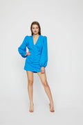 Jada Stud Dress - Blue Sea