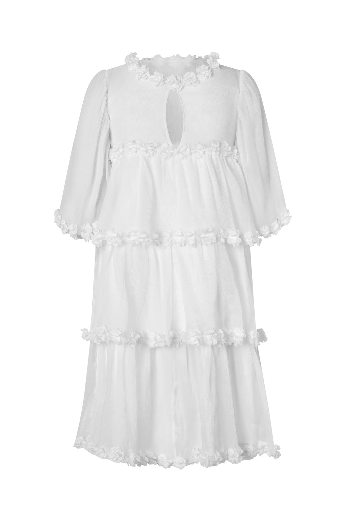 Flow Dress - Vit