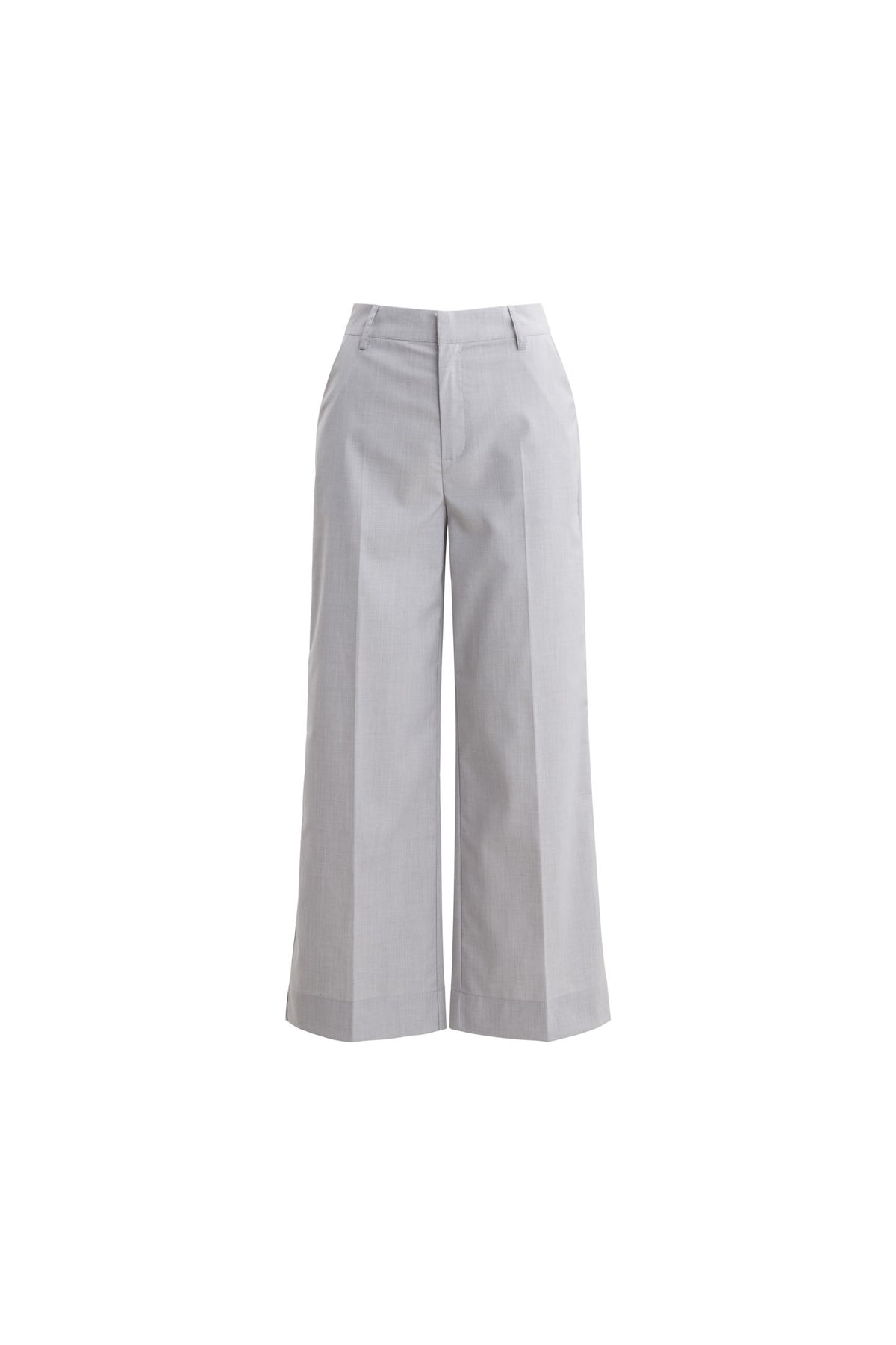 Caroline Trouser - Dusty Blue Melange