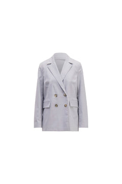 Cindy Blazer - Dusty Blue Melange