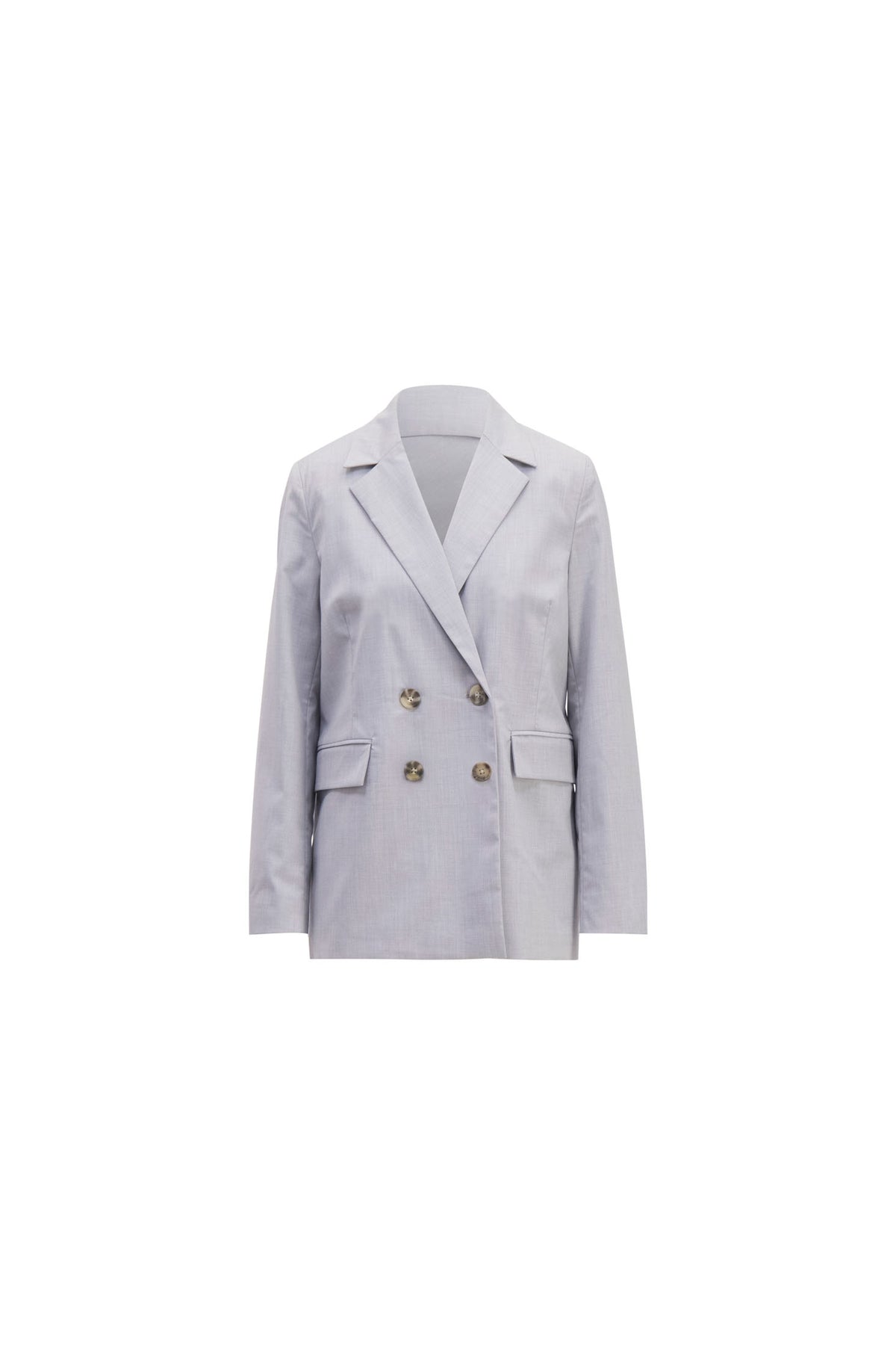 Cindy Blazer - Dusty Blue Melange