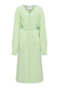 Cannes Dress - Green Ash
