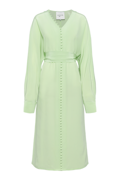 Cannes Dress - Green Ash
