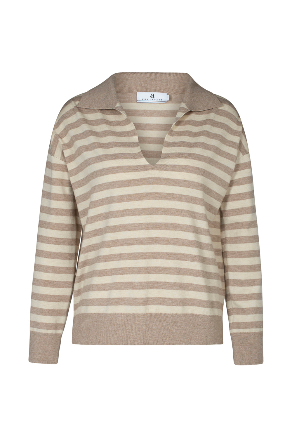 Carys Stripe - Beige Melange