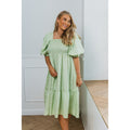 Cheri Ditzy Dress - Pale Green