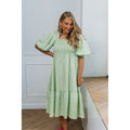 Cheri Ditzy Dress - Pale Green