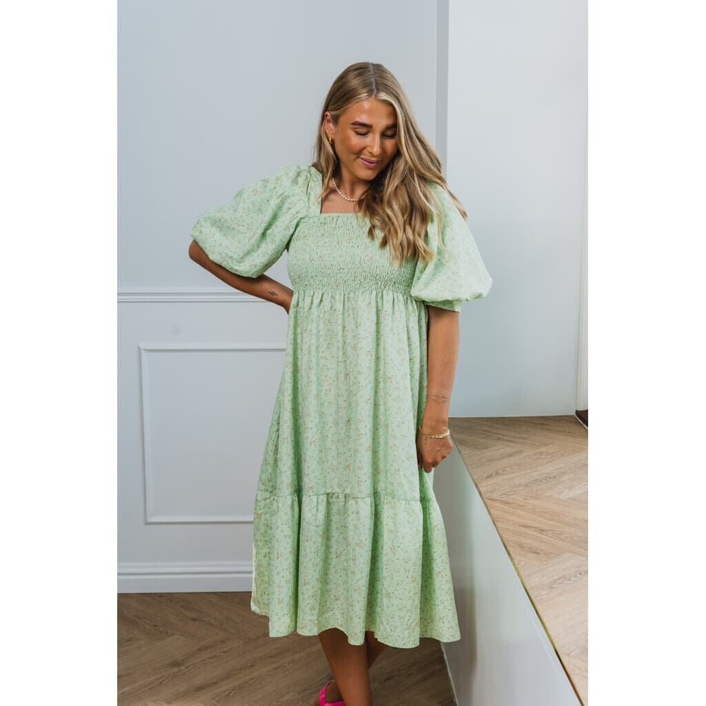 Cheri Ditzy Dress - Pale Green