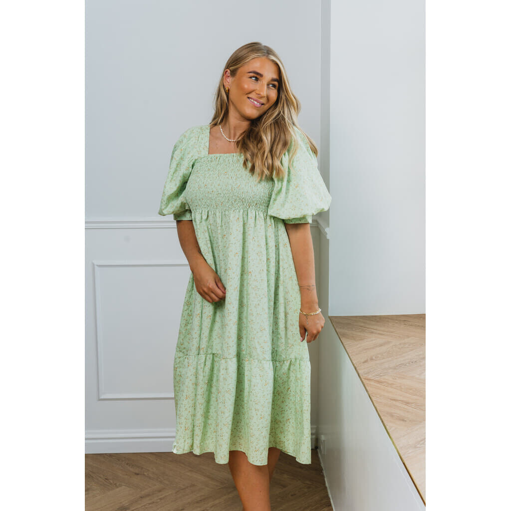 Cheri Ditzy Dress - Pale Green