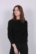 Sienna Chunky Knit Sweater - Black - Ella & il - Gensere - VILLOID.no