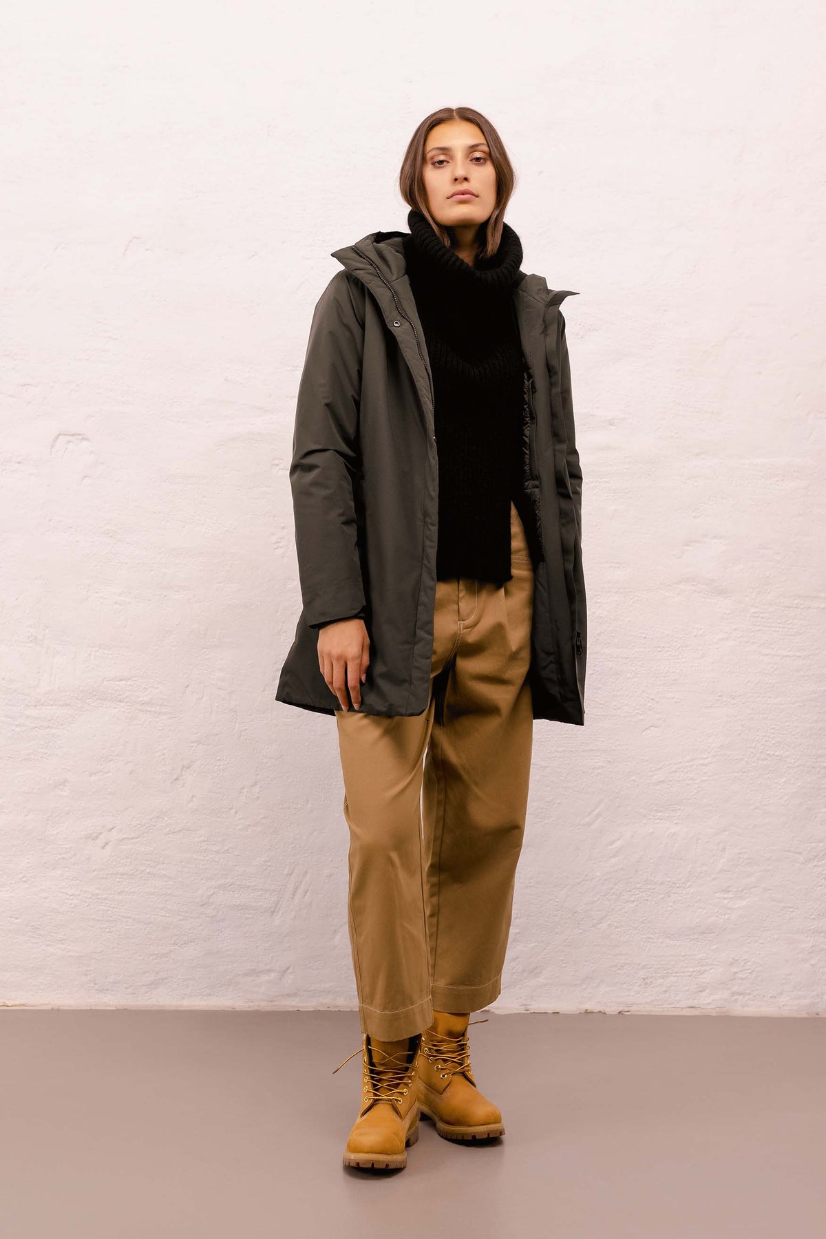 Woman Coat - Dk Olive