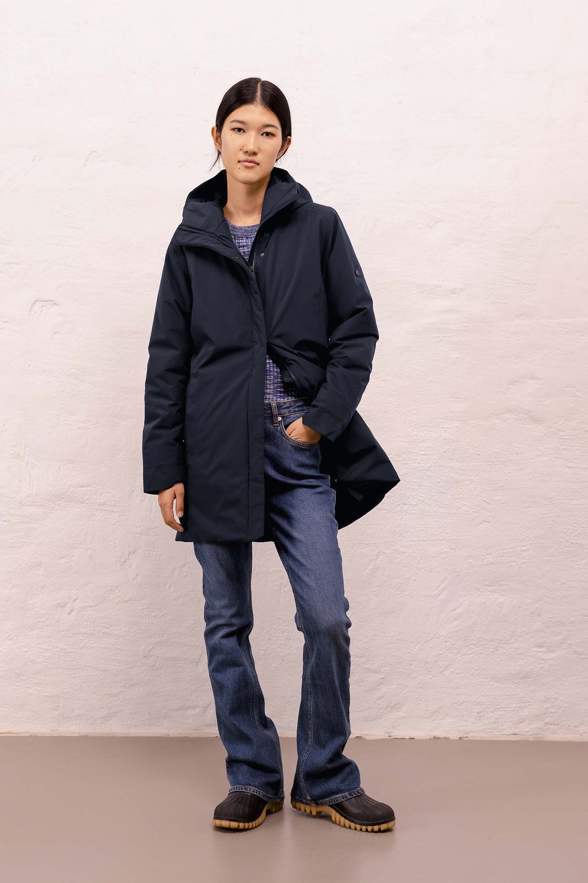 Woman Coat - Midnight Blue