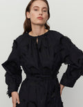 Astrid - Blooming Fringes - Black