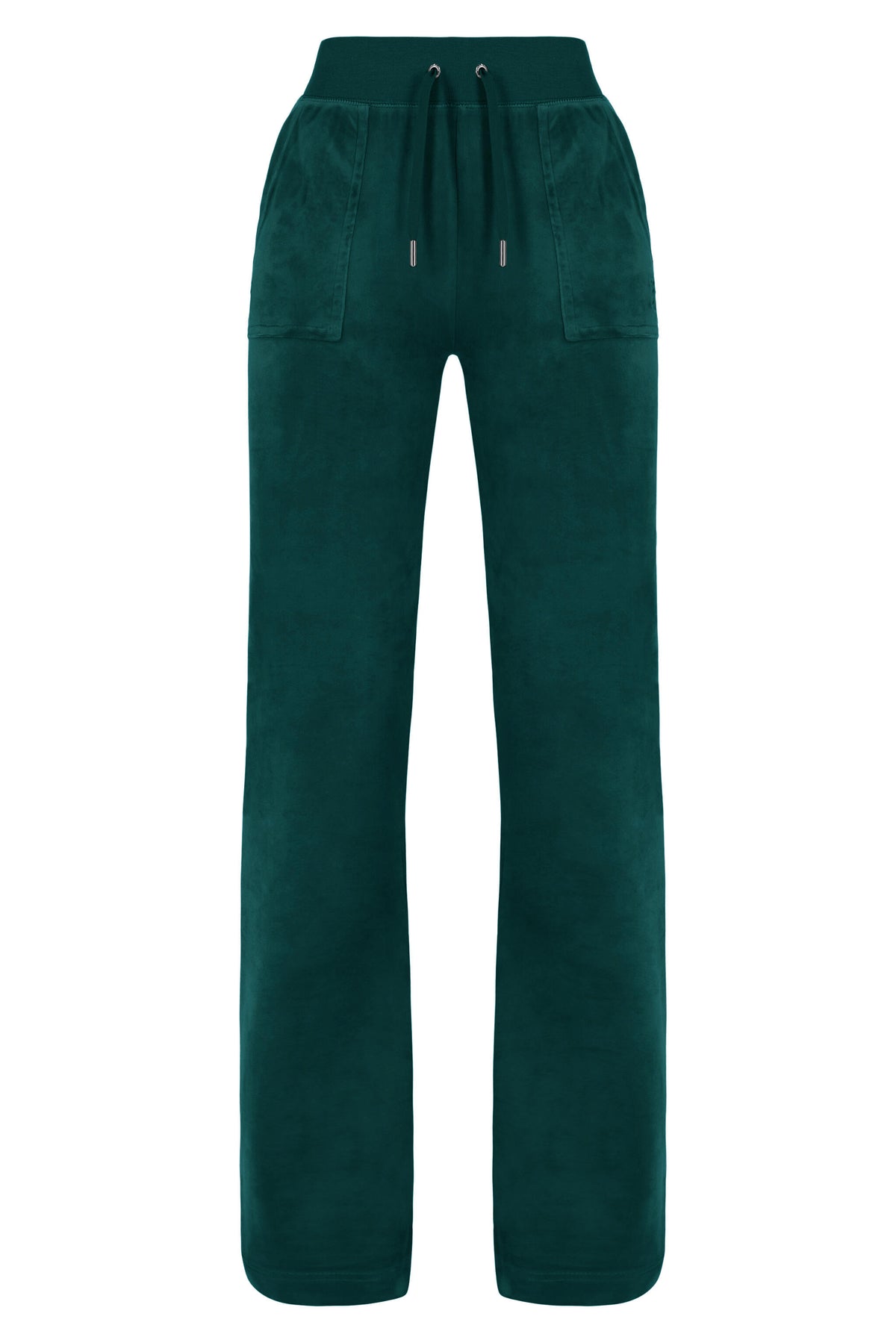 Del Ray Classic Velour Pant Pocket - Rain Forest