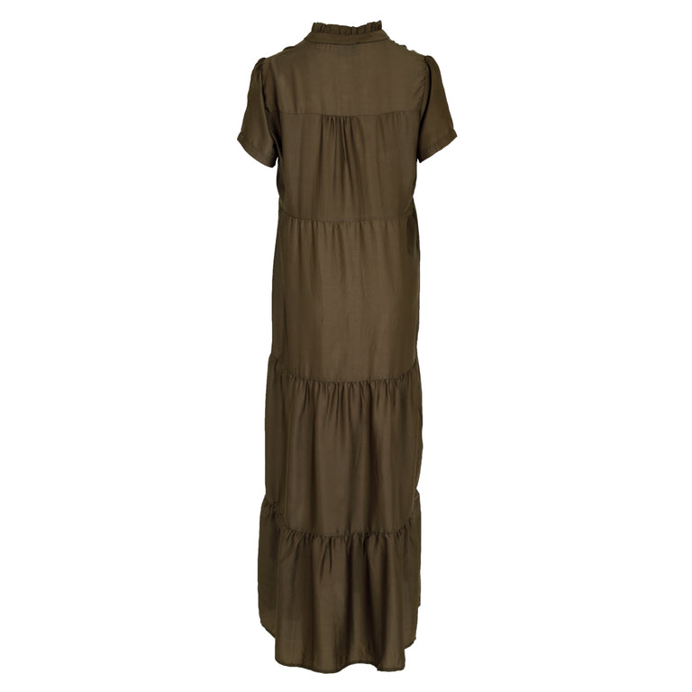 Zoey Dress - Dusty Army - Neo Noir - Kjoler - VILLOID.no