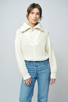 Disha Cable Knit - Off White