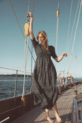 Dovie Crepe Dress - Black Amber