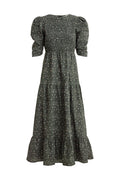 Dovie Crepe Dress - Black Amber