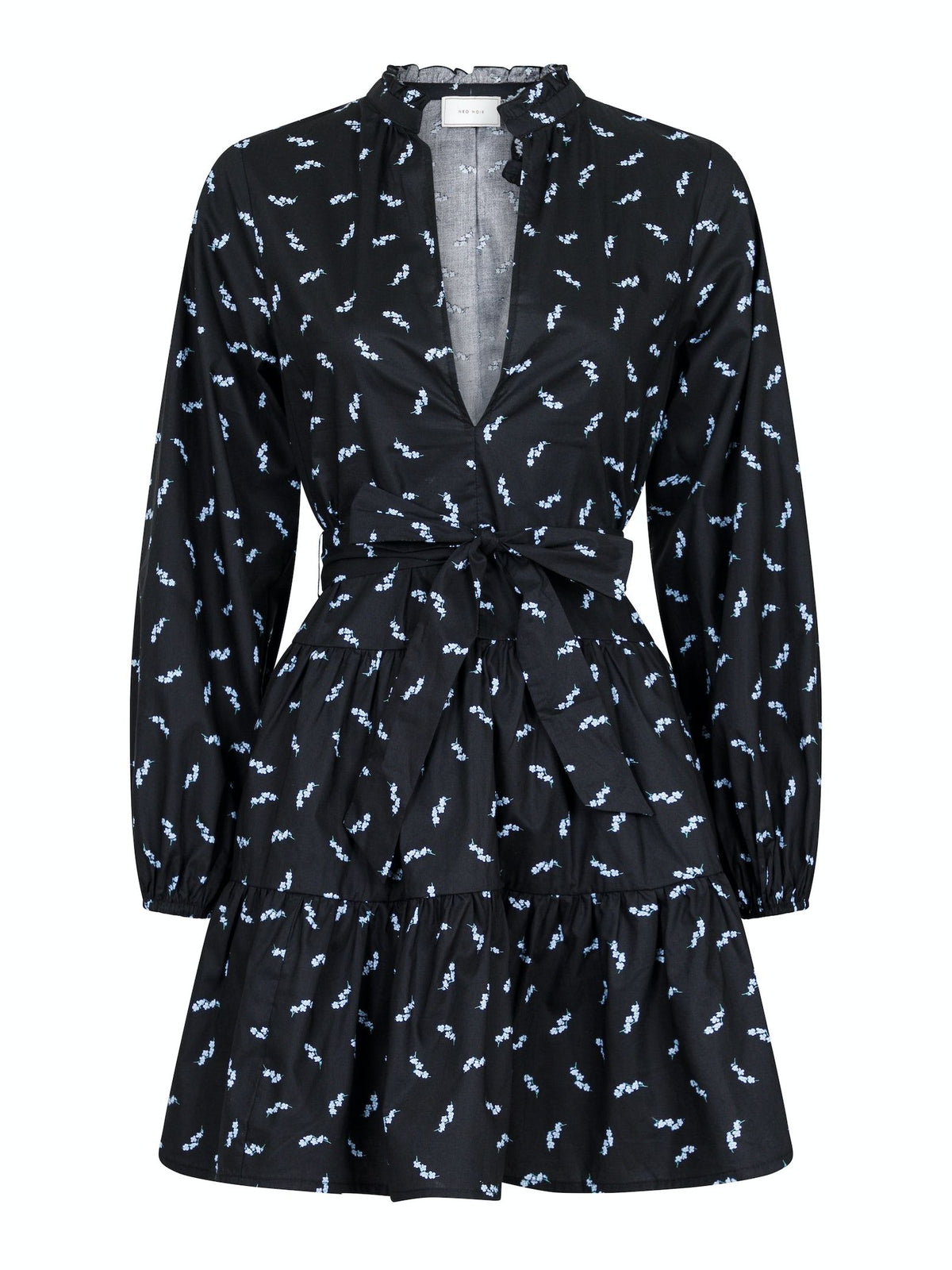 Debbie Little Flower Dress - Black