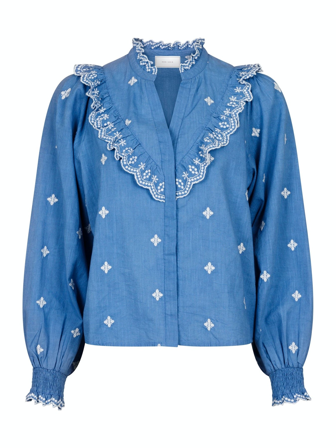 Degas Blouse - Dusty Blue