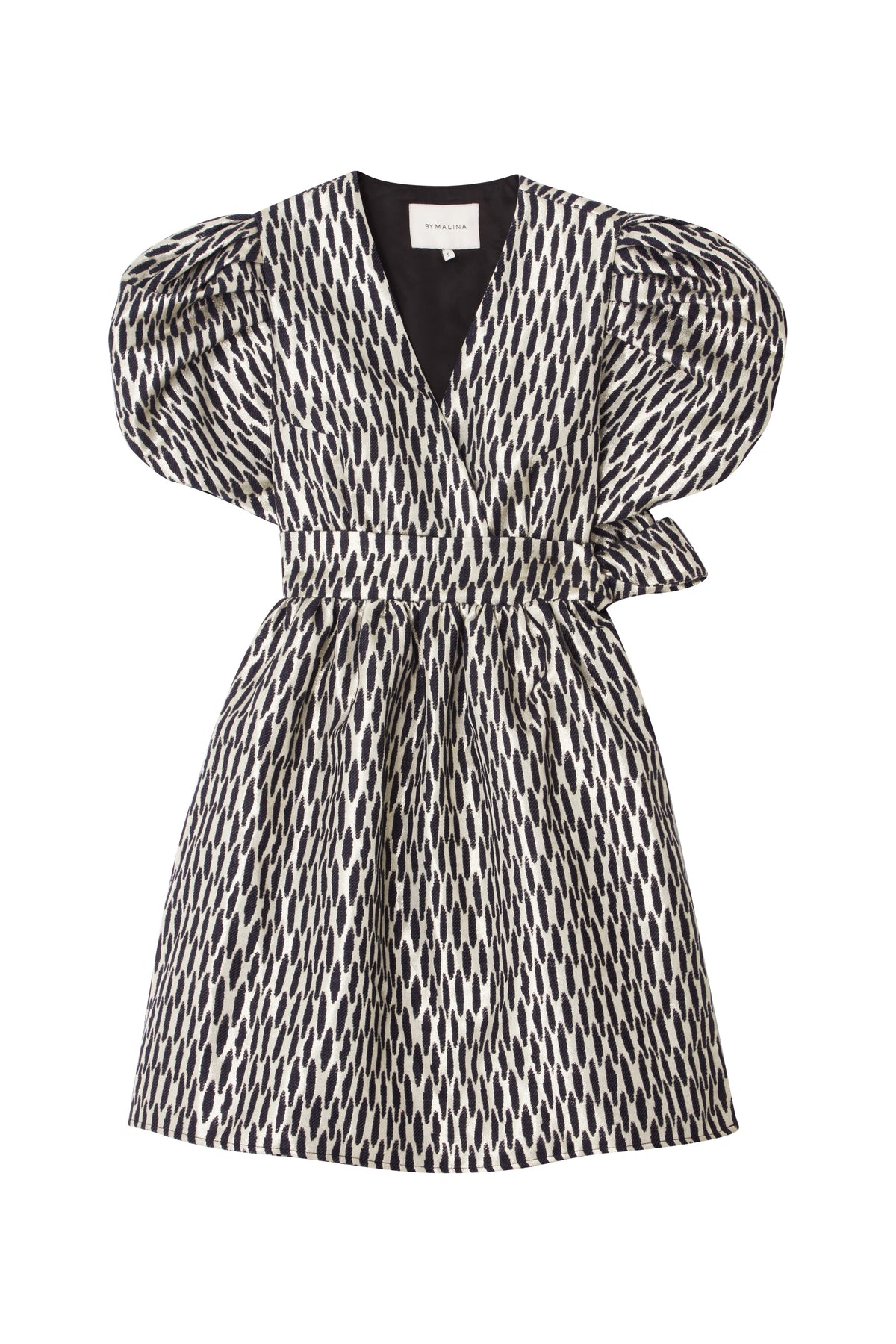 Delilah Dress - Midnight Blue Metallic
