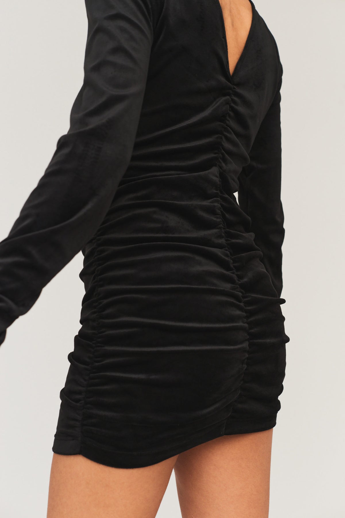 Francine Short Dress - Black
