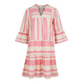 Gunvor Aztec Dress - Pink - Neo Noir - Kjoler - VILLOID.no