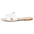 Claire Plain Leather - White