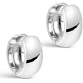Classic Wide Hoops - Silver