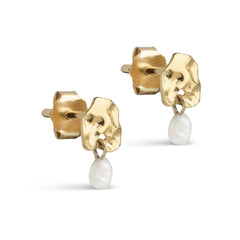 Mio Studs - Gold/Pearl