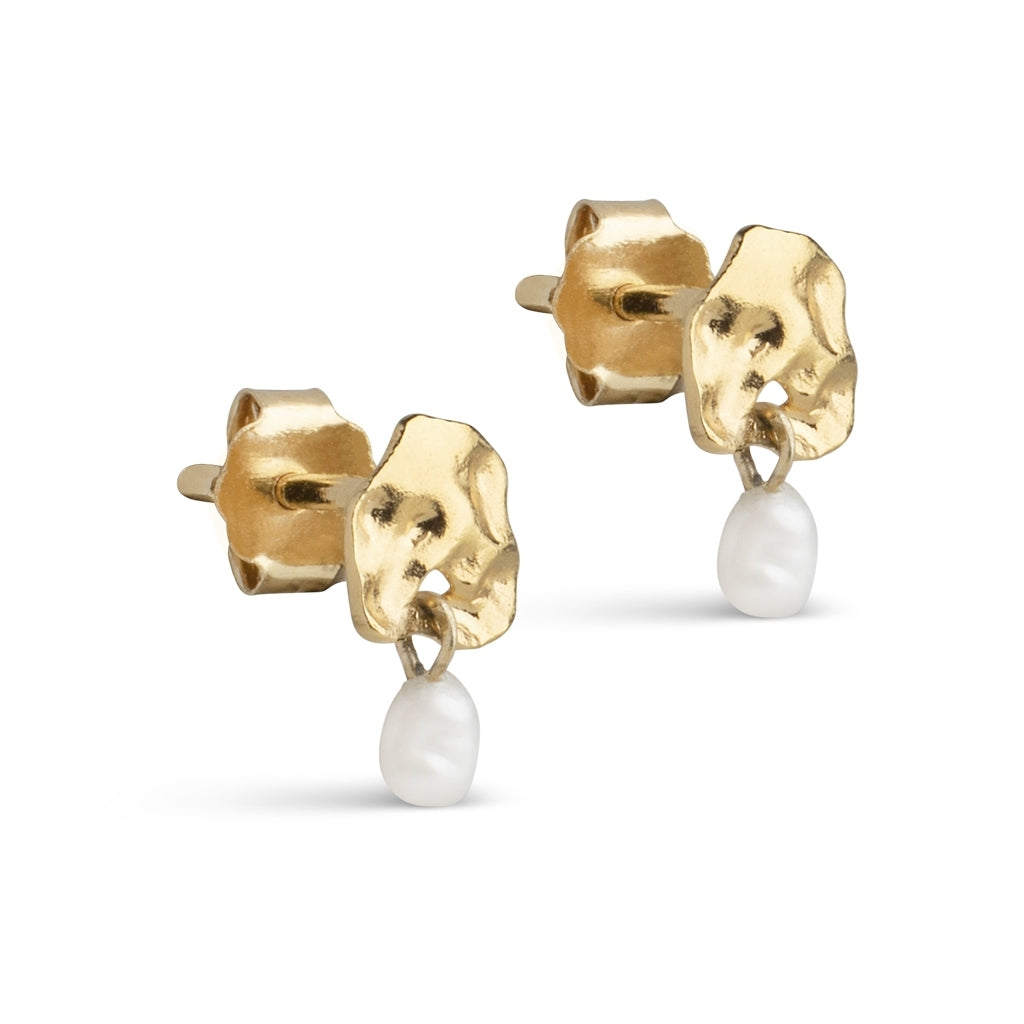 Mio Studs - Guld/Pärla
