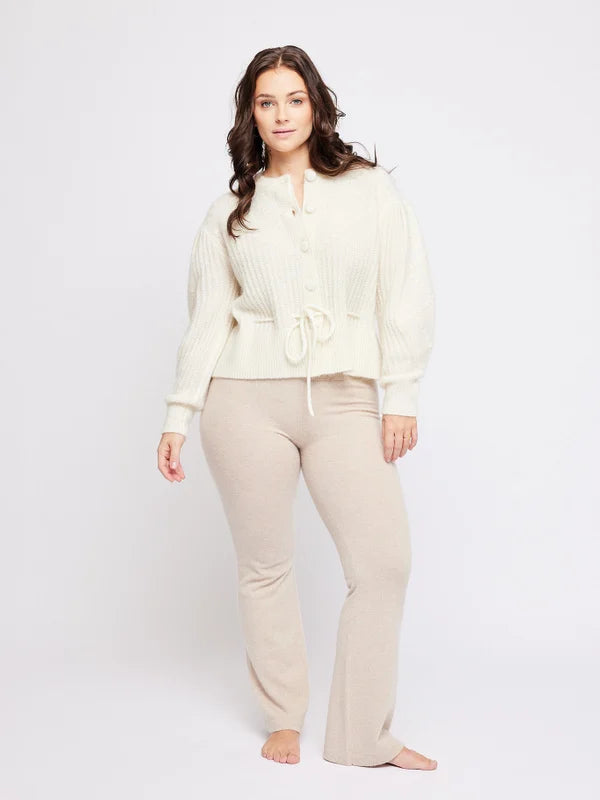 Elma Mohair Cardigan - White