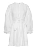 Aino Linen Dress - White