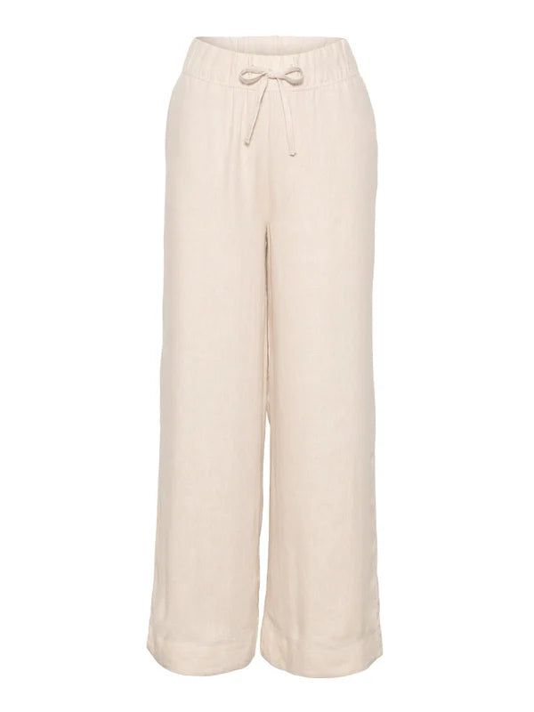 Immi Linen Pants - Beige